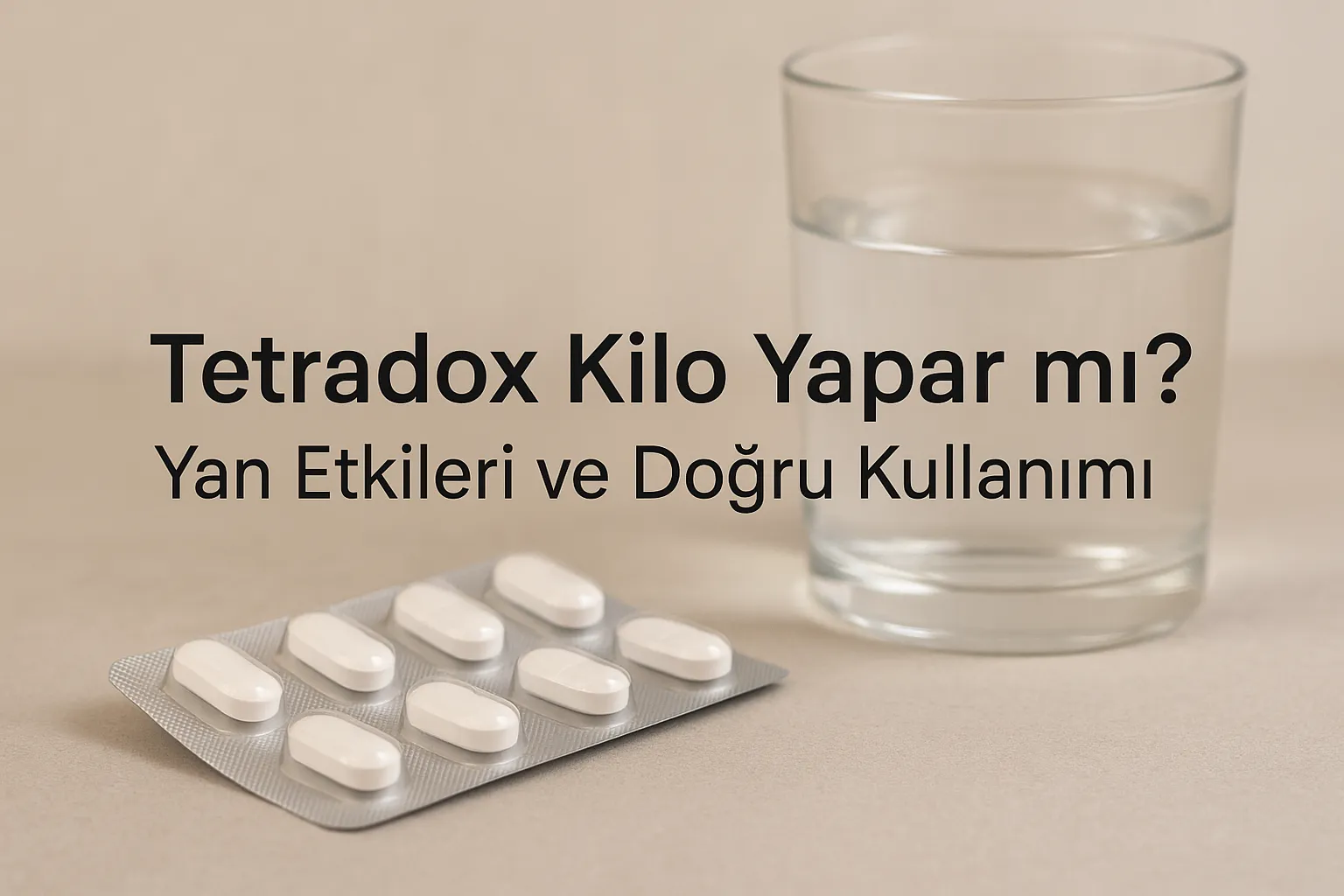 Tetradox Kilo Yapar mı? Yan Etkileri ve Doğru Kullanımı